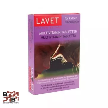Lavet Multivitamin tabletta cicáknak 50 db