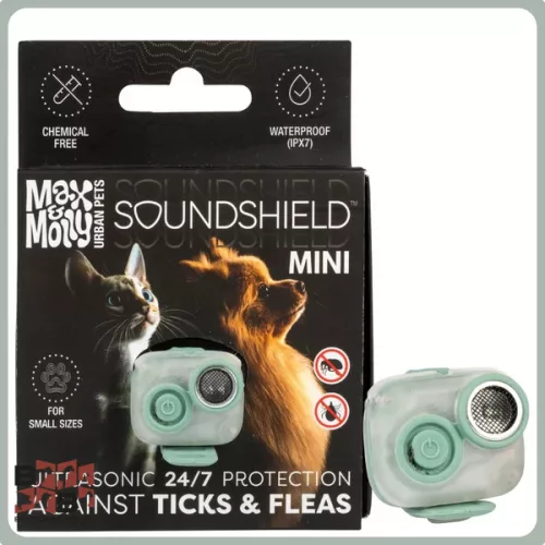 Max & Molly SoundShield MINI JADE 24/7 cserélhető elemes ultrahangos kullancsriasztó