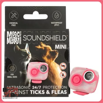   Max & Molly SoundShield MINI ROSE 24/7 cserélhető elemes ultrahangos kullancsriasztó