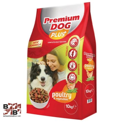Premium Dog PLUSZ száraz Szárnyas-Zöldség 10kg