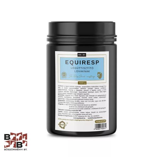 EQUIRESP– légúttisztító kiegészítő takarmány lovak részére 1kg