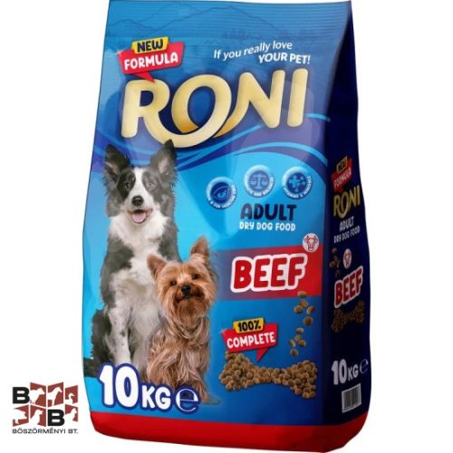 Roni Dog száraz kutyatáp marha 10kg