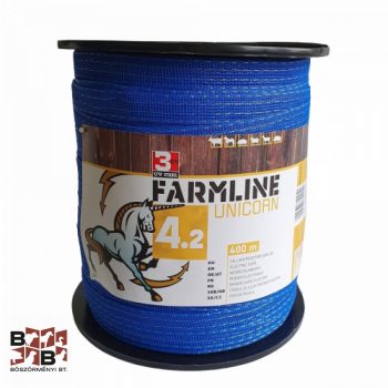 FARMLINE unicorn 4,2 villanypásztor szalag 400m 20mm