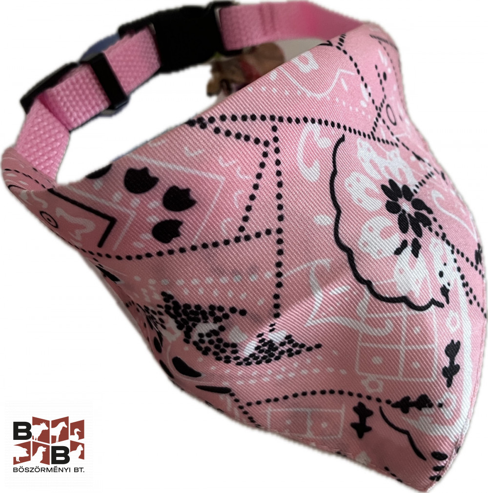 Nobleza kutyakendős nyakörv - rózsaszín