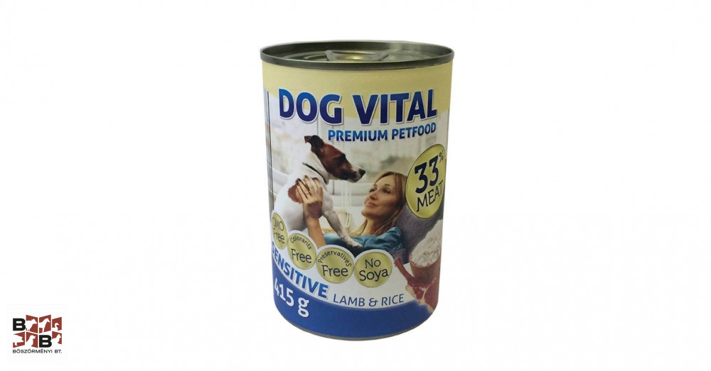 Dog Vital konzerv sensitive lamb&rice
