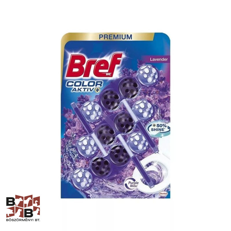 Bref Color Aktiv Levendula WC frissítő, 3 x 50 g